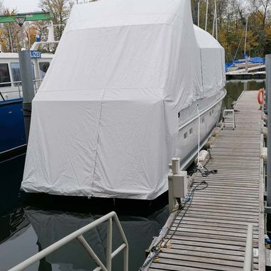 Schutzplane für Boot